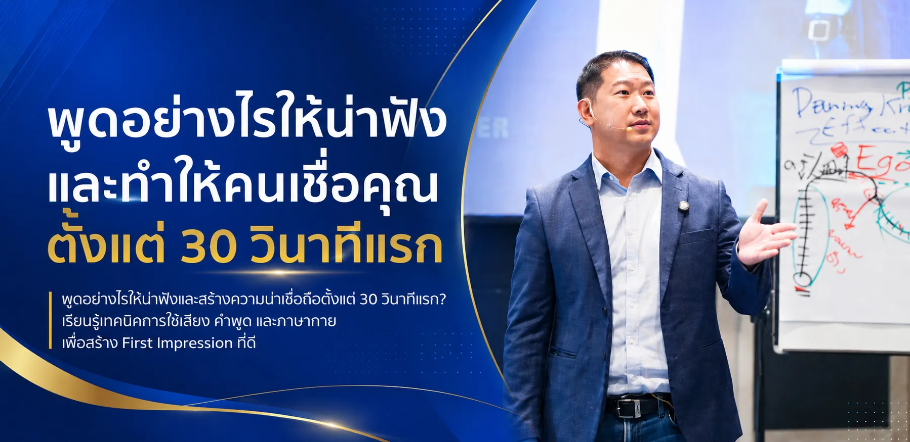 พูดอย่างไรให้น่าฟัง และทำให้คน เชื่อคุณ ตั้งแต่ 30 วินาทีแรก