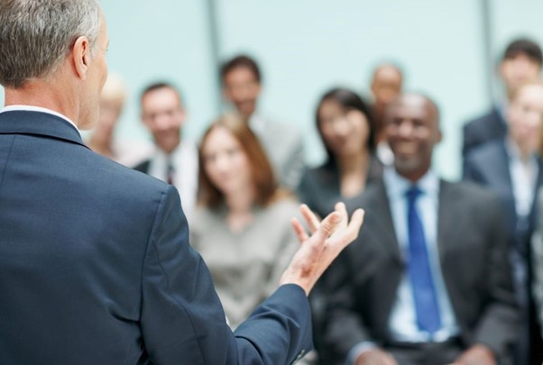 public speaking, corporate training