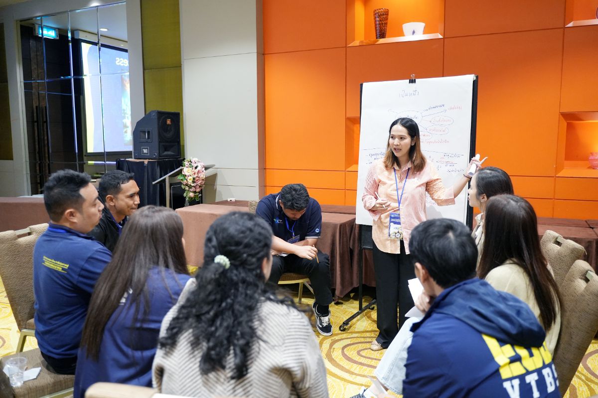 ภาพบรรยากาศ คลาสอบรมพนักงานในองค์กร | Pitching for Life