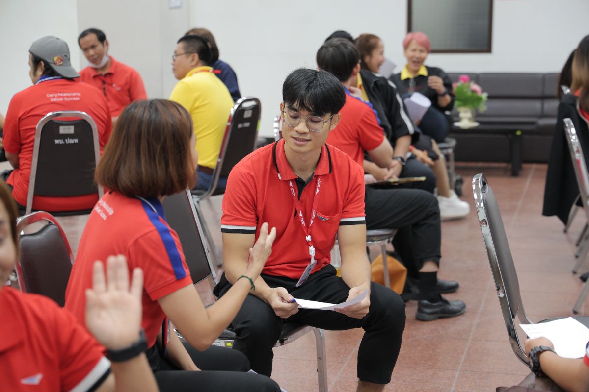 ภาพบรรยากาศ คลาสอบรมพนักงานในองค์กร | Pitching for Life